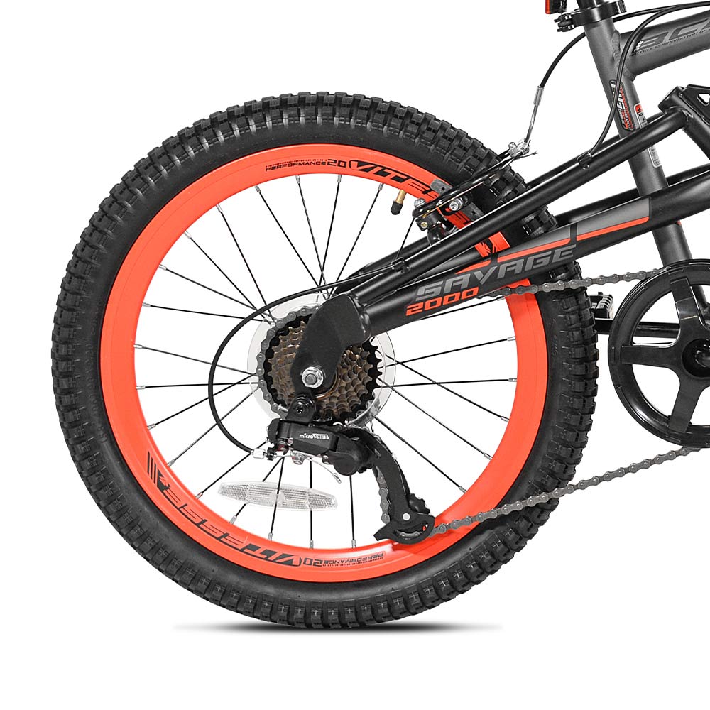 20" BCA Savage (Grey/Orange), Replacement Rear Wheel