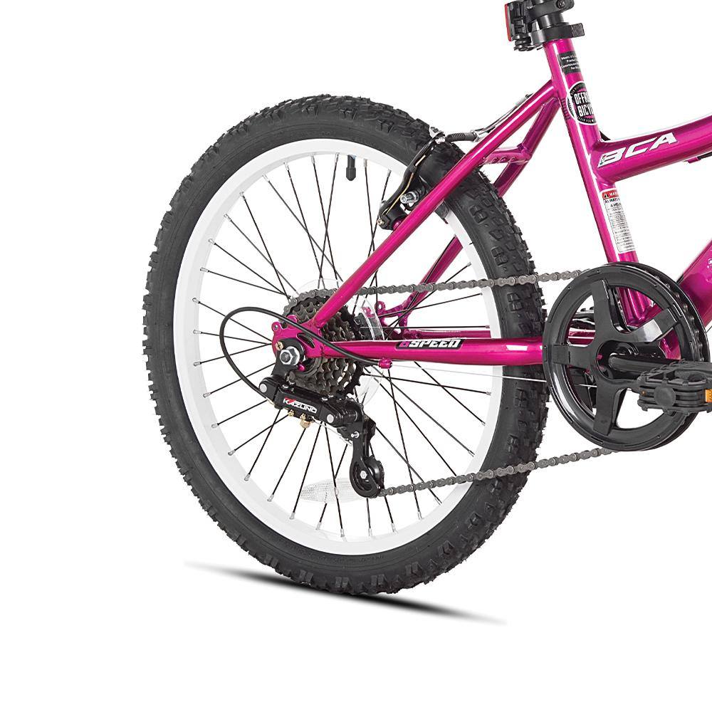 20" Girl's BCA MT20, Black Rear Wheel - Kent Bicycles - Pedal Together With Us!
