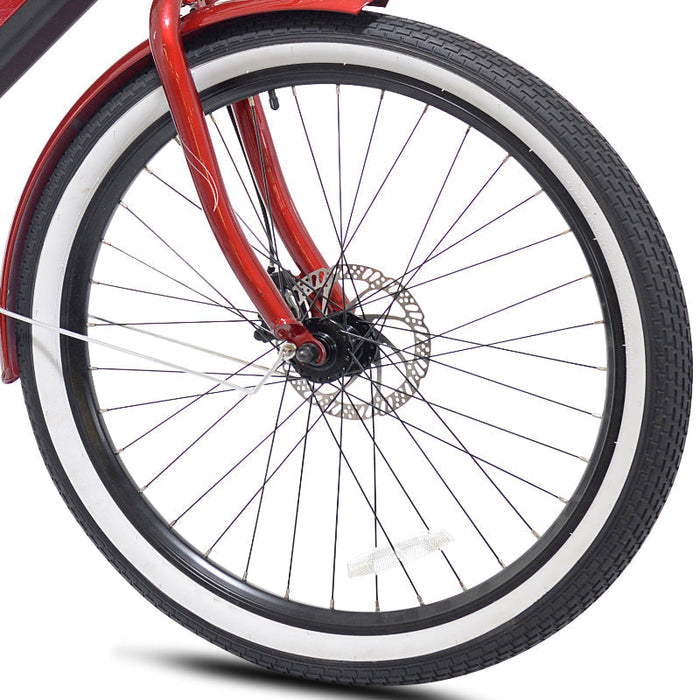 26" Kent Electric Cruiser EBike, Replacement Front Wheel